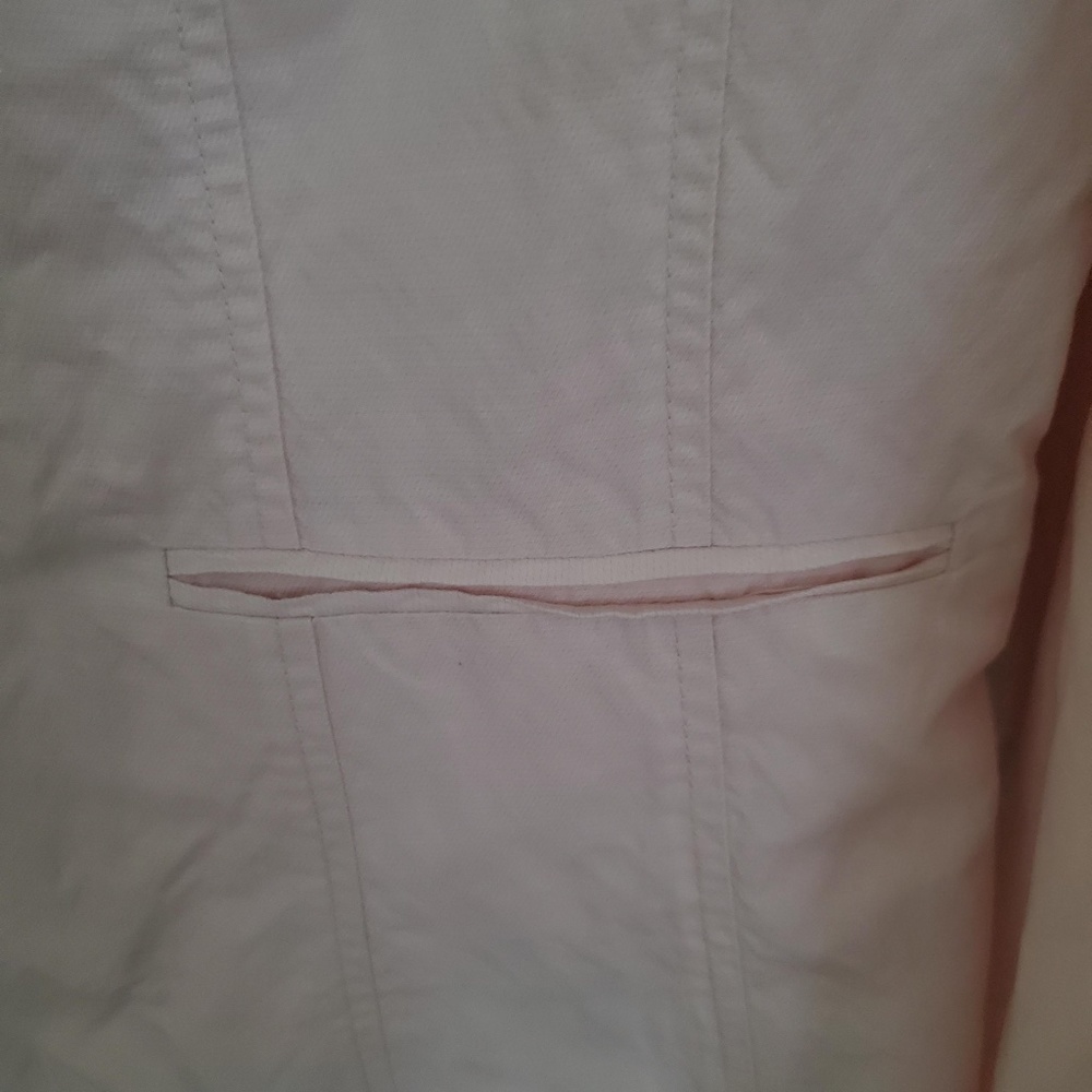 CHICO'S LIGHT PINK BUTTON DOWN LONG SLEEVE TOP - SIZE 2 (10-12) - Picture 6 of 7